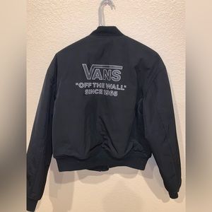VANS Black Bomber Jacket!